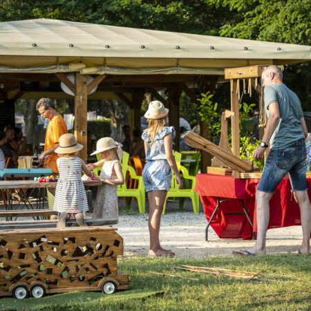 Giant wooden games