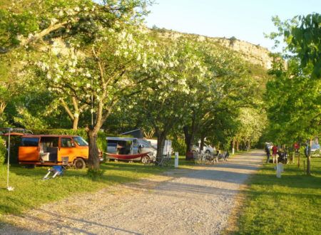 The camp-site pitches