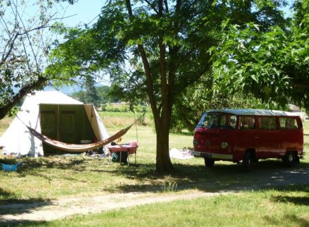 The camp-site pitches