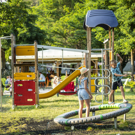 Spielplatz des Campingplatzes