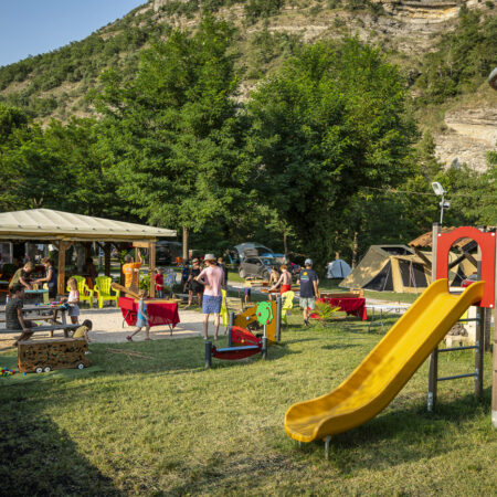 Spielplatz des Campingplatzes