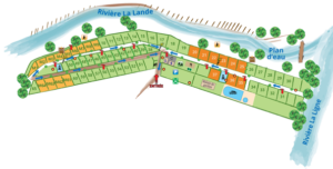 Karte des Campingplatzes
