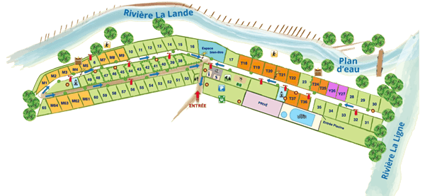 Campsite map
